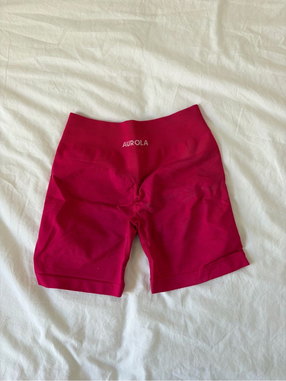 Aurola High-Waist Pink Seamless Bike Shorts